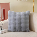 Axyaa Tuscany Faux Fur Pillow | Luxury Plush Sofa Cushion