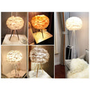 Axyaa Nordic Feather Floor Lamp LED Standing Light for Living Room & Bedroom