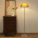Axyaa Cream Wind LED Floor Lamp: Minimalist Design for Home Decor