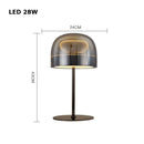 Modern Rose Gold LED Floor Table Lamp by Axyaa - Stylish Lighting for Home and Dining Areas