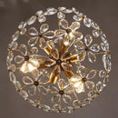 Axyaa Crystal Chandelier: Elegant Nordic French Style Lighting for Living Room Bedroom Study