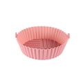 Axyaa Silicone Air Fryer Baking Tray: Circular, Foldable, High Temperature Resistant, Easy to Clean