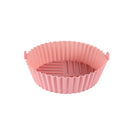 Axyaa Silicone Air Fryer Baking Tray: Circular, Foldable, High Temperature Resistant, Easy to Clean