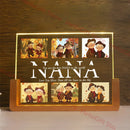 Axyaa Custom 3D Acrylic Lamp with Photo Text Night Light Gift
