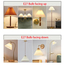 Axyaa Pleated Lampshade Cover for E27 Lighting Accessories
