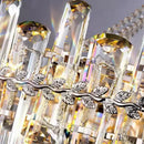Axyaa Crystal LED Ceiling Chandeliers for Elegant Home Lighting