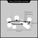 Axyaa Modern Glass Pendant Light for Living Room and Restaurant Chandelier