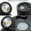 Axyaa LED Wall Sconce Aluminum Lighting in Black Grey White for Indoor Outdoor Décor