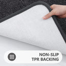 Axyaa Shaggy Bath Mat Soft Plush Non-Slip Absorbent Washable Carpet