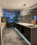 Axya Firefly Pendant Lamp: Creative LED Strip for Front Desk, Bar, Dining Hall