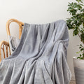 Axyaa Cozy Forest Green Fleece Throw Blanket - Large, Super Soft & Warm