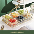 Axyaa Divided Fruit Plate for Living Room Tea Table Snacks Home Decor