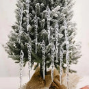 Axya Christmas Tree Decorations Set of 12 Transparent Ice Strip Pendants