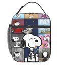 Axyaa Cartoon Dog Lunch Bag: Large Capacity Insulated Thermal Cooler Box