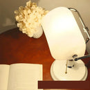 Axyaa Glass Table Lamp: Elegant LED Light for Home Office Bedroom Study