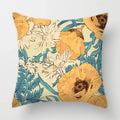 Tropical Plants Parrot Feather Cushion Cover for Sofa by Axyaa