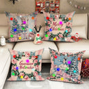 Axyaa Christmas Nutcracker Garland LED Pillowcase - Festive Home Decor
