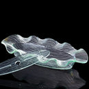 Axya Acrylic Sashimi Ice Tray Transparent Sushi Fruit Plate Seafood Platter Tray