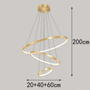 Axyaa LED Chandeliers Pendant Lamps for Modern Home Decor & Indoor Lighting