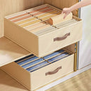 Axyaa Clothes Storage Organizer Box: Thickened Pants, Sweater, T-Shirt System