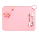 Axyaa Silicone Dining Table Mats Set for Kitchen & Restaurant, 30x40cm Heat Resistant & Anti Skid