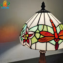 Axyaa Nordic Dragonfly Tiffany Style Desk Lamp for Home Decor