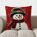 Axyaa Home Sweet Home Cushion Cover - Arrow & Snowflake Pattern
