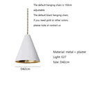 Axyaa Nordic Plaster Pendant Light for Living Room, Dining Room & Bedroom