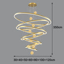 Axyaa Crystal Chandelier - Luxury Living Room Lighting - Bedroom Pendant Lamp