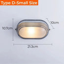 Axyaa Industrial Outdoor LED Wall Lamp | Waterproof IP65 French Retro Style