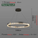 Axyaa Minimalist Circular Pendant Lights: Luxury Acrylic Lamps for Stylish Living Spaces