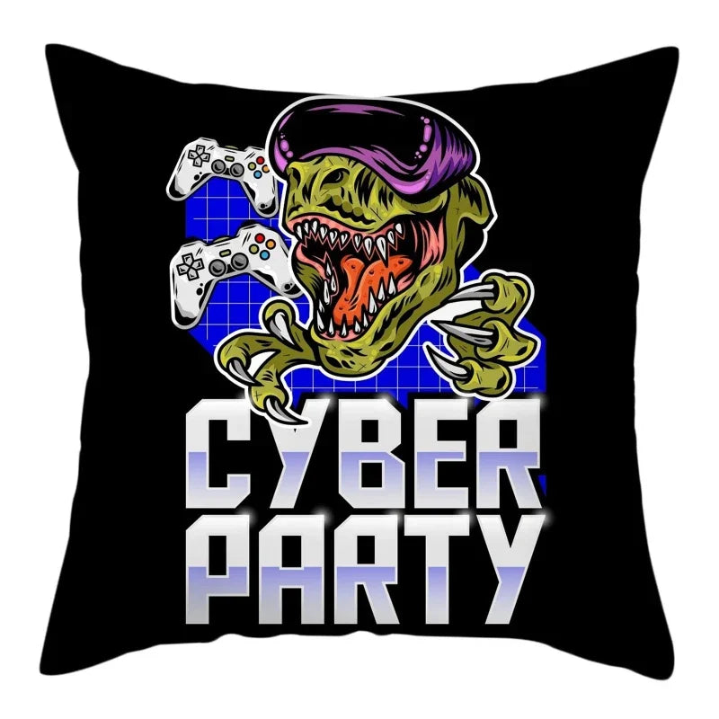 Axyaa Gaming Handle Player Pillowcase - Comfortable Home Decor