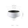 Axyaa High Foot Ceramic Soup Bowl Dessert Pasta Salad Snack Household Specialty Tableware