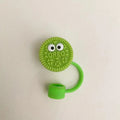 Axyaa Biscuit Silicone Straw Cap for Stanley Water Cups, Large Diameter Reusable Dustproof Plug