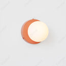 Axyaa LED Cream Glass Bulb Wall Lamp for Modern Minimalist Living Room Lighting