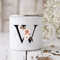 Enamel Creative Coffee Cups Vintage Design by Axyaa