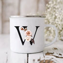 Enamel Creative Coffee Cups Vintage Design by Axyaa