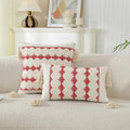 Axyaa Geometric Boho Cotton Cushion Cover for Home Decor