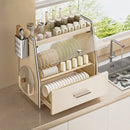Axyaa Countertop Spice Rack Organizer Cabinet Pantry Shelf Kitchen Storage Holder