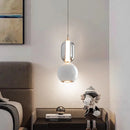 Axyaa Nordic Iron Glass Chandelier LED Lighting for Home Decor
