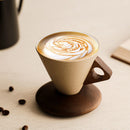 Axyaa Vintage Latte Coffee Cup and Saucer Set for Exquisite Afternoon Tea or Coffee