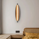 Axyaa Modern LED Brown Leaf Wall Lamp 40/60/80cm Sconce