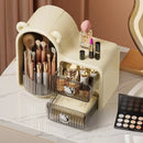 Axyaa Rotating Makeup Brush Holder & Desktop Storage Organizer