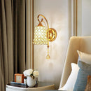 Axyaa Modern Crystal Wall Lamp for Home Living Room Bedroom Decor