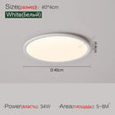 Axyaa Ultrathin LED Ceiling Lamp, Modern Round Lights for Living Room, Bedroom, and Dining Area