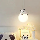 Axyaa Resin Animal Pendant Lights: Kids Room Hanging Lights with Cute Animal Modeling