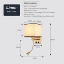 Axyaa Bedside LED Wall Lamp with USB Port, 1W Spotlight for Modern Indoor Lighting