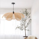 Axyaa Flower Rattan Pendant Lights Chandelier Luminarias