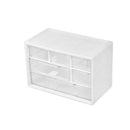 Axyaa 6-grid Desktop Drawer Organizer for Jewelry, Cosmetics, and Stationery