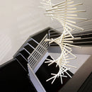 Axyaa Modern Nordic LED Chandelier for Living Room Dining Kitchen Office Décor